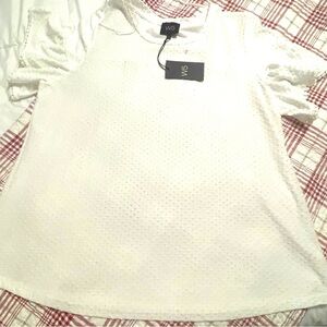 W5 White Boxy Short Sleeve Tee